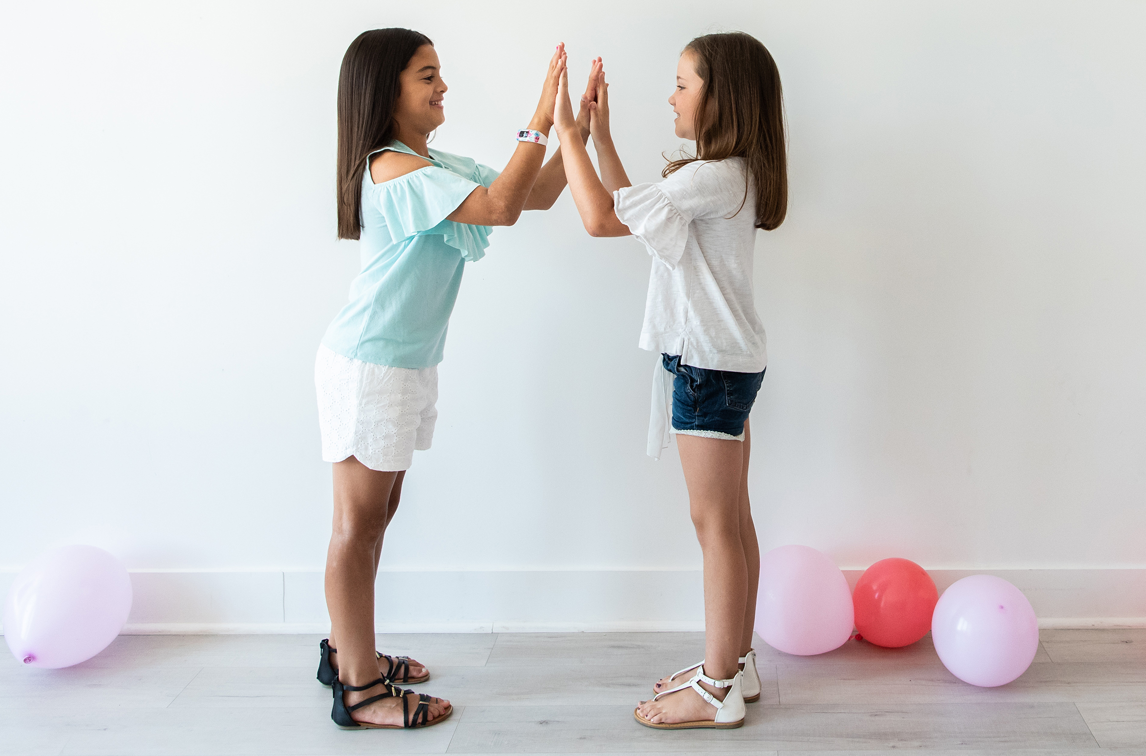 girls playing